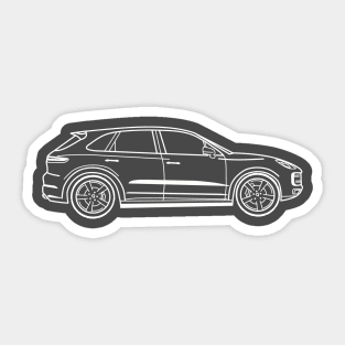 Porsche Cayenne Sticker